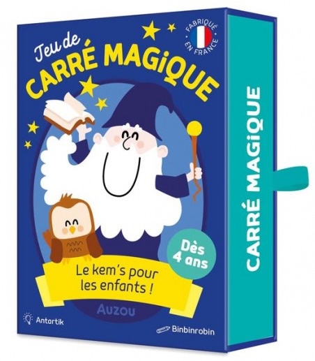 Carré Magique de Auzou, un jeu de cartes pour les enfants dès 4 ans.